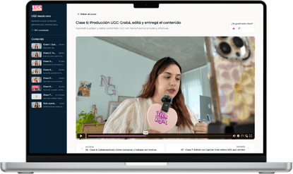 Clase de producción UGC: grabá, editá y entregá con lo que tenés