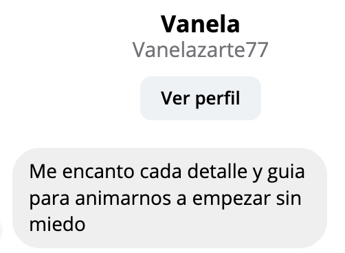 Resultado real de alumna del curso de IA de Nati Guida